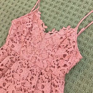 Pink midi dress from Nordstrom